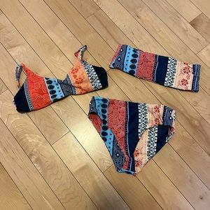 4 piece mix and match swimsuit